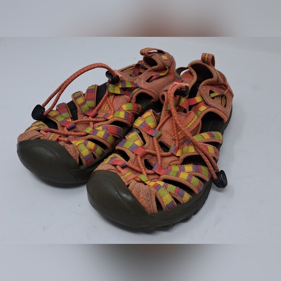 Keen Big Kids Girls Boys Whisper Hiking Water Sandals Blue 3 US / 35 EU 22CM - Picture 1 of 13